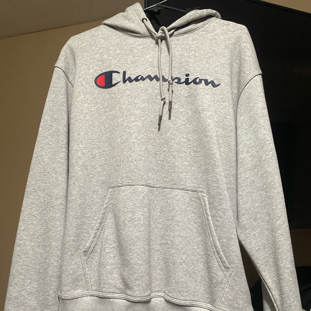 Brand new gray champion hoodie medium
